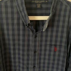 Blue Casual button down shirt